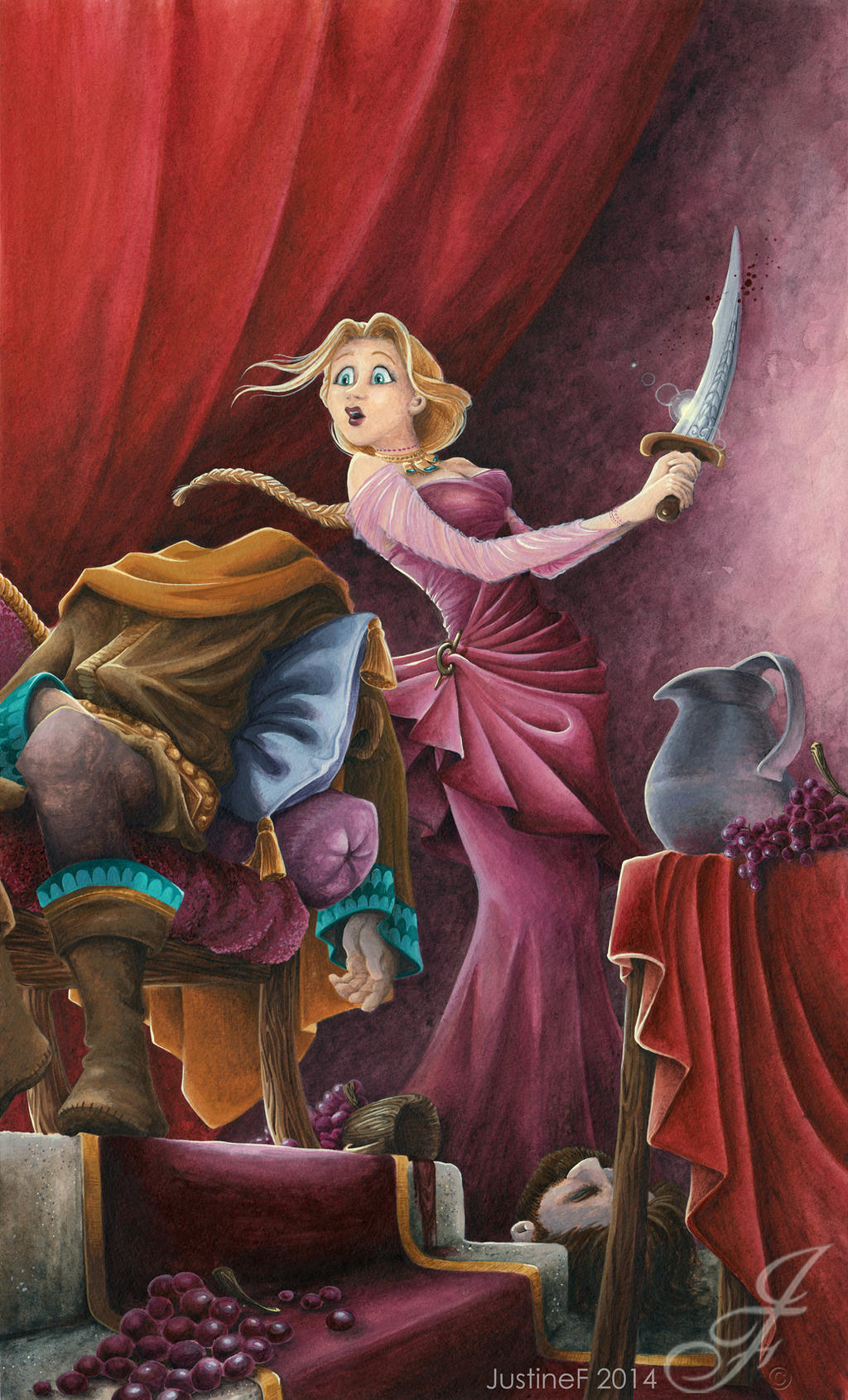 Judith by JustineF-Illustrator on DeviantArt