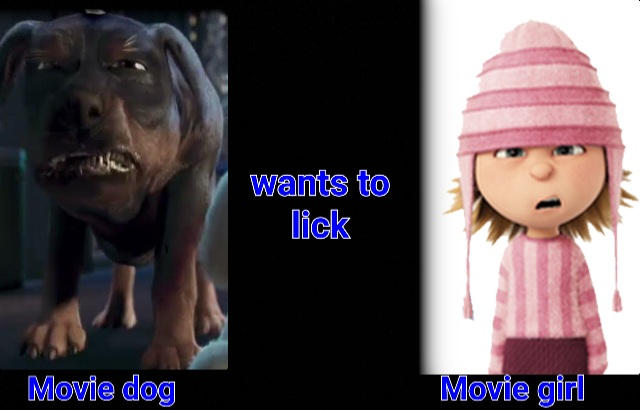 Alley Rottweiler wants to lick Edith. by Michael101503 on DeviantArt