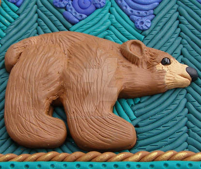 Detail of Brown Bear box