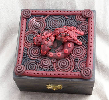 Garnet Dragon spirit box