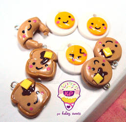 cute breakfast charms