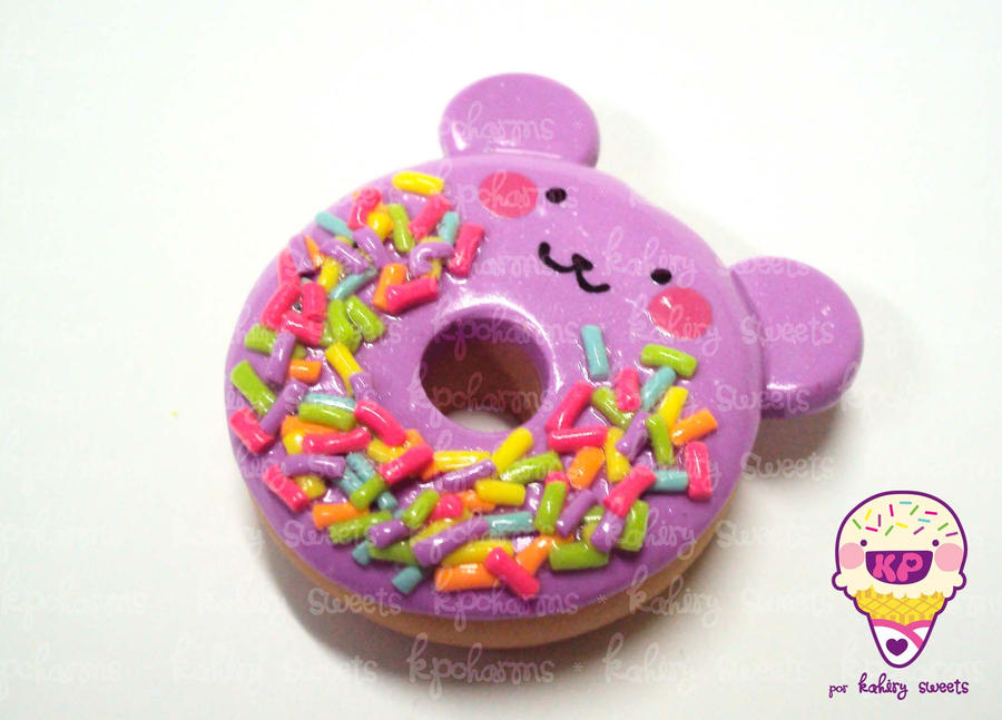 purple bear donut