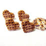 waffle earrings