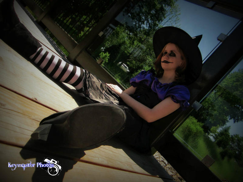 My friend dani as a Witch  2  =P