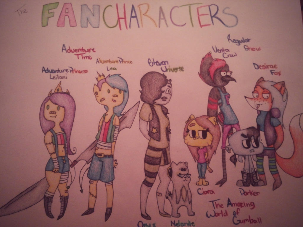 Custom Character Fandom The Fancharacters by SnivyTheCartoonist on DeviantArt
