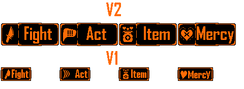 Undertale buttons by MoonRiseOrIdk on DeviantArt