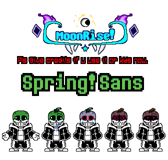 Spring sans by MoonRiseOrIdk on DeviantArt