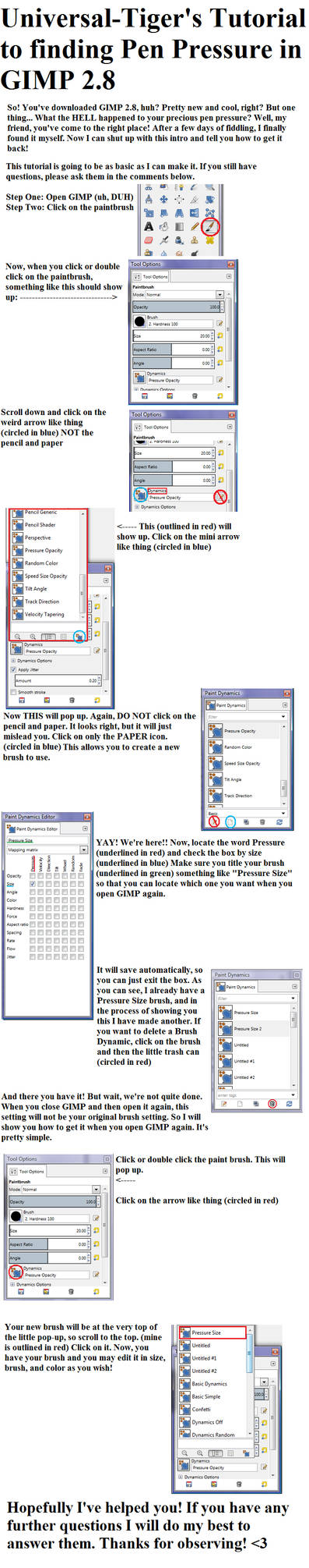 GIMP 2.8 Pen Pressure Help by Universal-Tiger