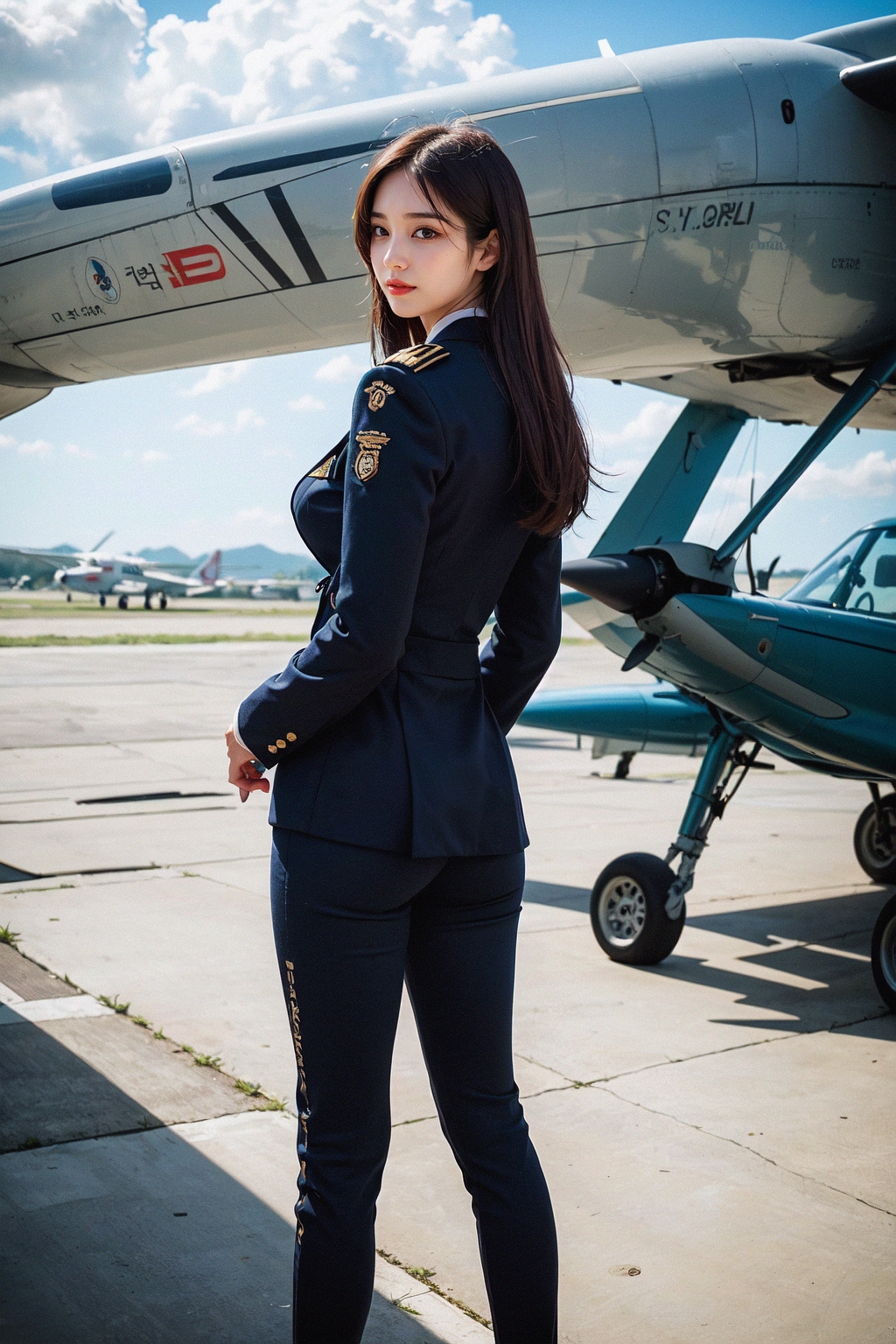 Female Pilot Deviantart Sky Dominating Pilot Style by AIartwork0507 on DeviantArt