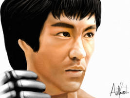 Bruce Lee Painting V2