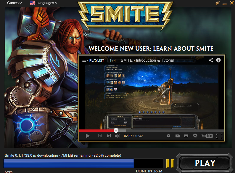 Downloading Smite