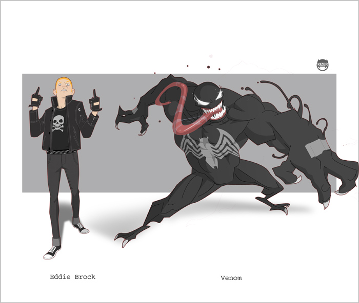 Eddie......Venom by CoranKizerStone