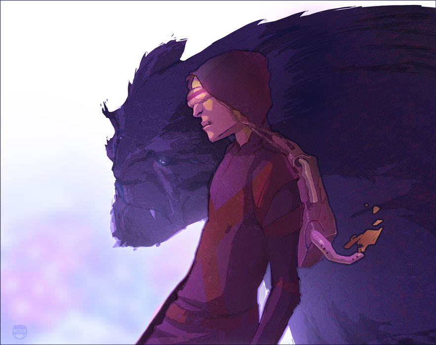 Scotty and his Beast by CoranKizerStone