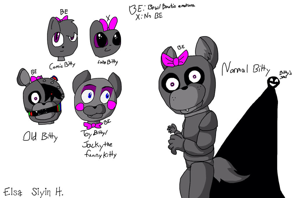 Bittle Fazbear as known as Bitty by Princessshadowmoon on DeviantArt