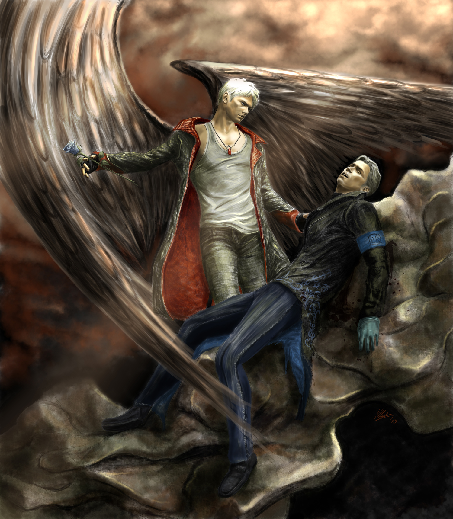 Devil May Cry 4 Dante Wallpaper by DanteArtWallpapers on DeviantArt