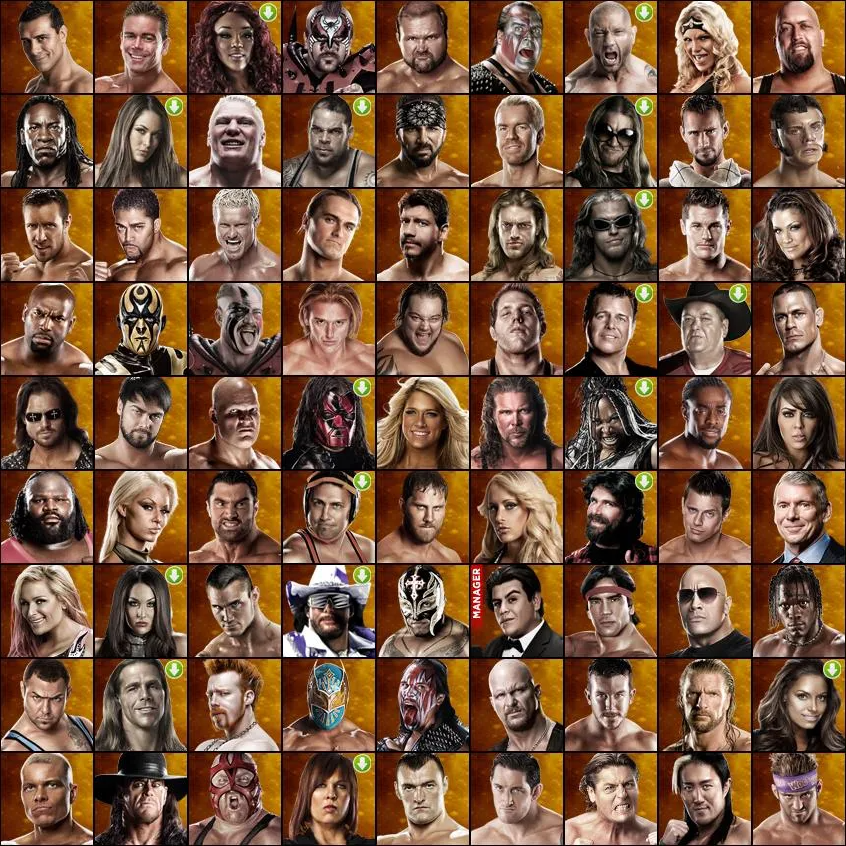 WWE12 Roster Collage by yoink17 on DeviantArt