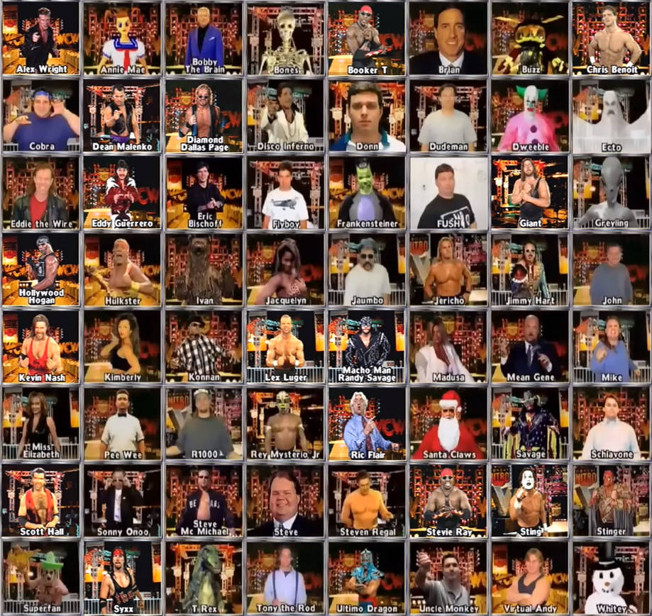 WCW Nitro Roster by yoink17 on DeviantArt