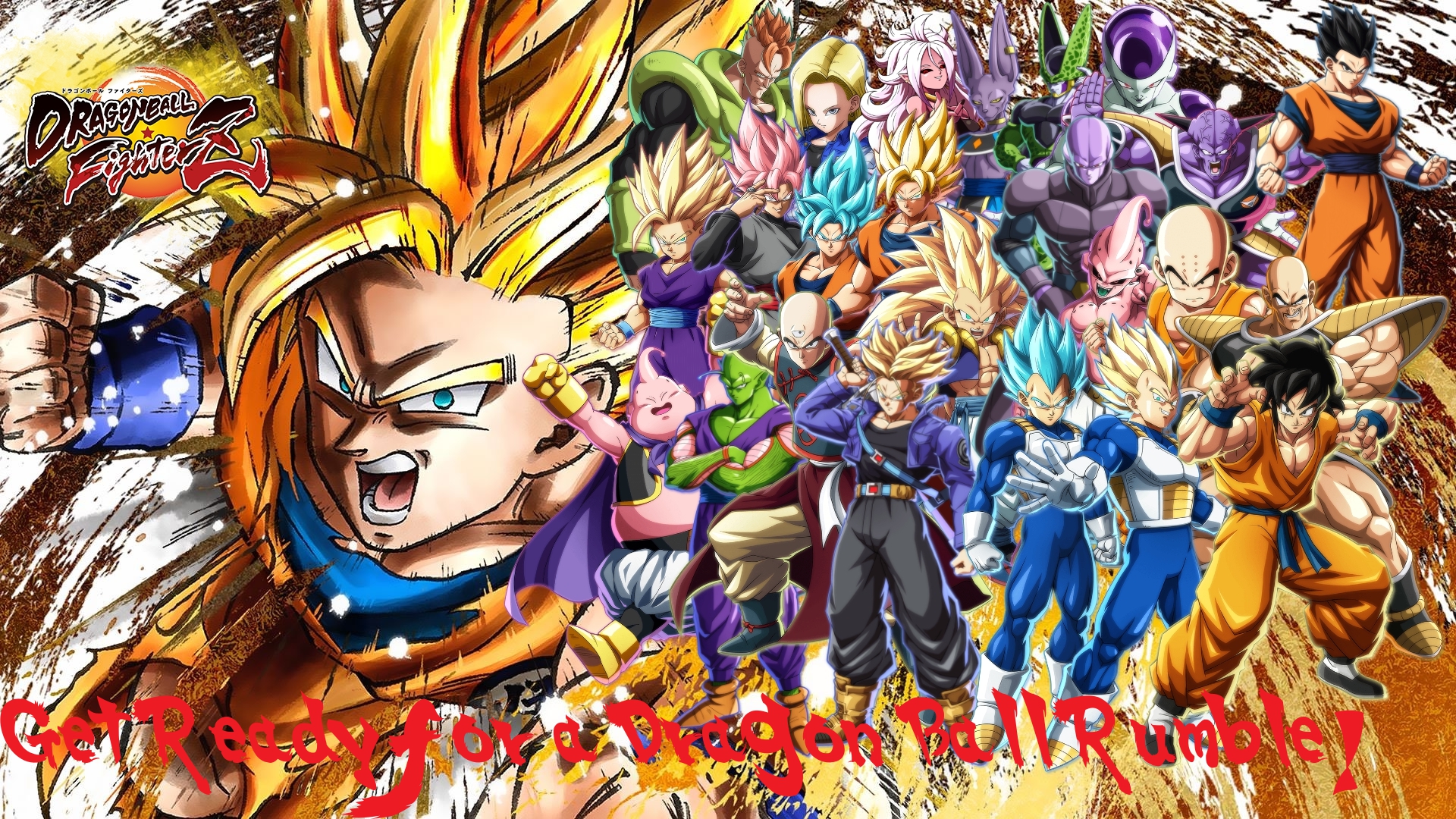 Dragon Ball Characters Mix Wallpaper by DBZWallpapers on DeviantArt