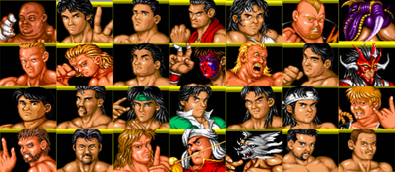 Super Fire Pro Wrestling 2 Roster by yoink17 on DeviantArt