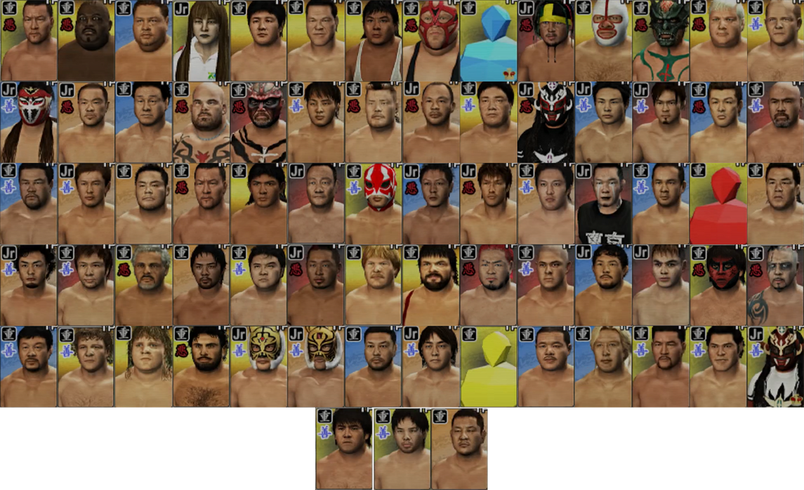 Wrestle Kingdom 2 Roster by yoink17 on DeviantArt