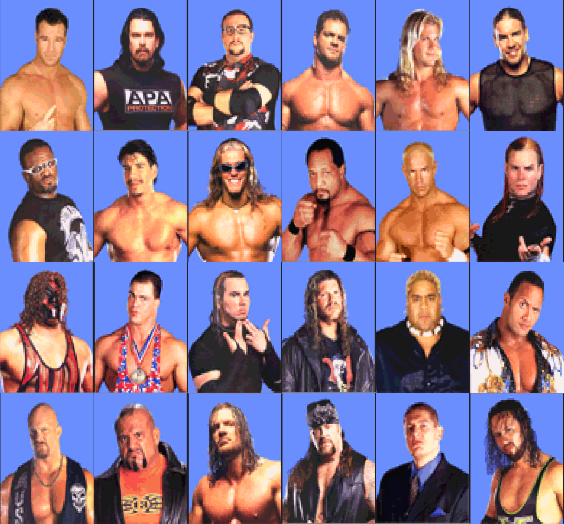 Wwf 200 Roster WWF Road to WrestleMania Roster by yoink17 on DeviantArt
