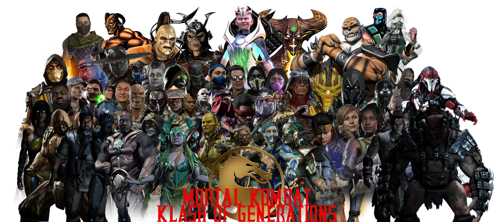 Galáxia Mortal Kombat - Fan art do roster do Mortal Kombat 11 atualizada  com todos os personagens do Kombat Pack 1. 😍 Créditos pela imagem: Xamoel  (Deviantart)