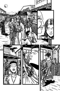 Shoki, page 6, inks