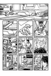 Victor Cabanelas, Watch It Die, Inks, Page 01