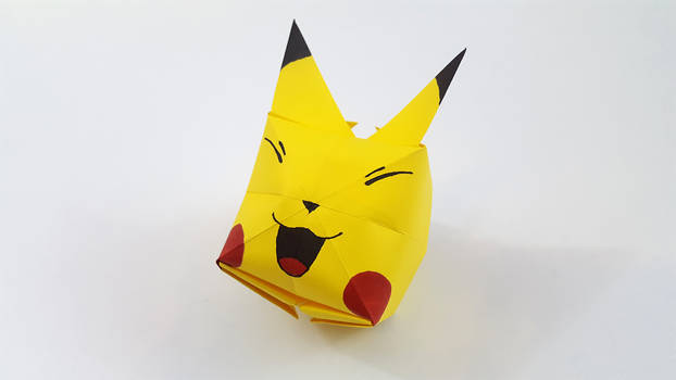 Origami PIKACHU happpy :D !