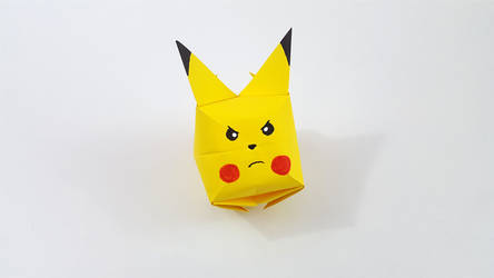 Origami PIKACHU angry :( !