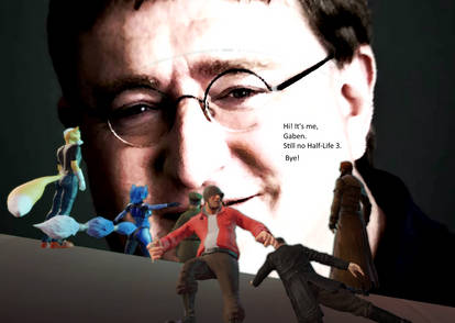 I am Gabe Newell, and this is my company. by NoobFruit on DeviantArt