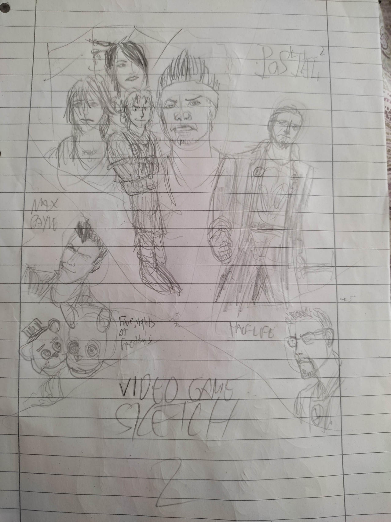 Gaming Scheth Video Game Sketch 2 by MarkoSep2001 on DeviantArt