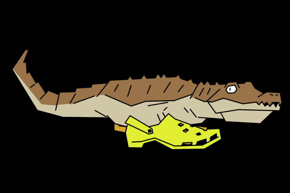 A croc wearing crocs by Gronal-Bar on DeviantArt
