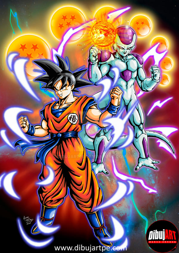 DRAGON BALL Z - Goku vs Frieza by dibujARTpe on DeviantArt