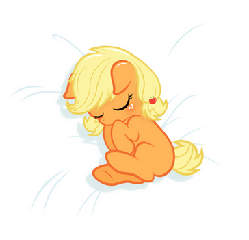 Baby Applejack -sleeping-