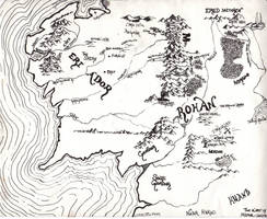 A Map Of Middle-earth