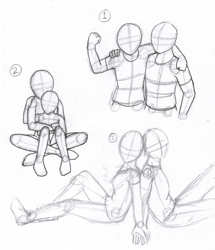 wallpapers Sibling Poses Drawing Reference people poses by paradox rose on deviantart