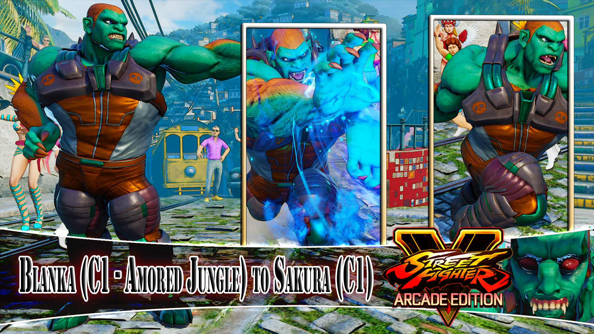 Ameen Art - Blanka Battle outfit from Street Fighter V: Arcade Edition