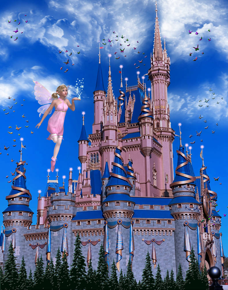 50th Anniv Cinderella Castle Magical Time by PleasedToBeHere on DeviantArt