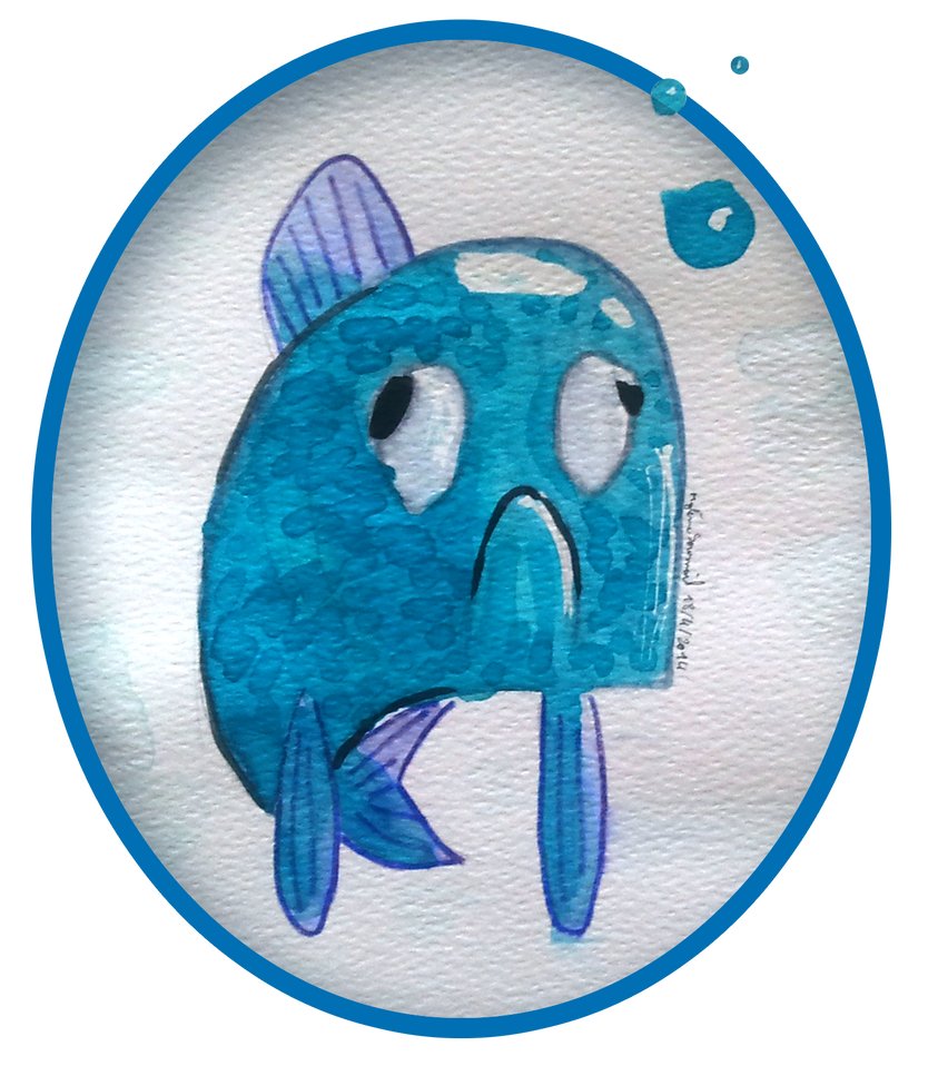 Grumpy Drawfgoby Fish Grumpy fish by Hasur-Arts on DeviantArt