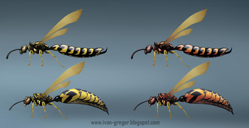 Wasp Concept by rastafic on DeviantArt