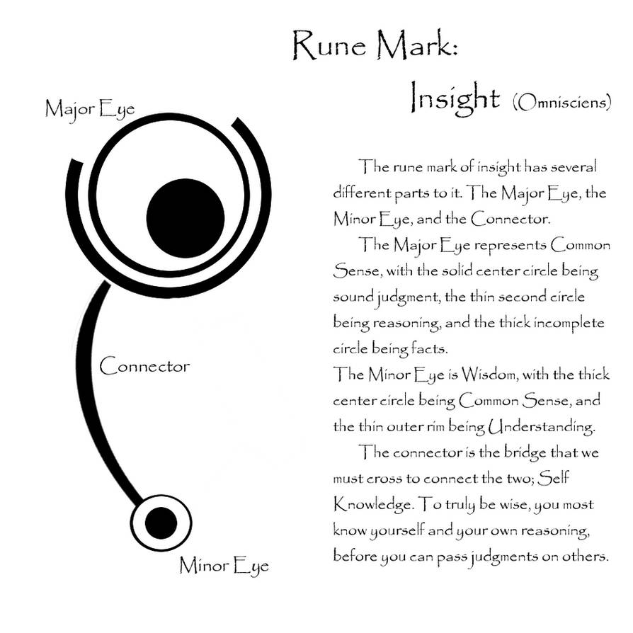 Rune Mark (Insight) by brambleclaw33 on DeviantArt