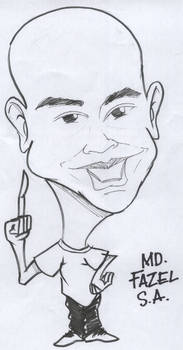 Caricature Of Bald-Self