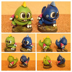 Chibi Bubble bobble Miniatures