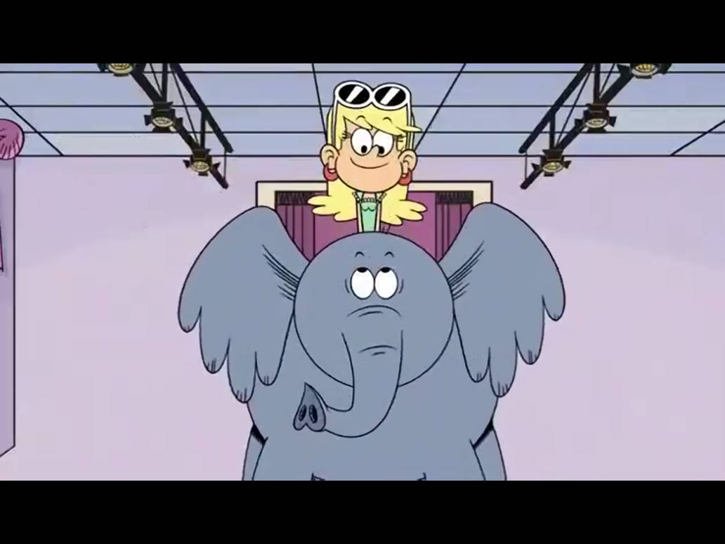 Leni gets an elephant by Coverguy100 on DeviantArt