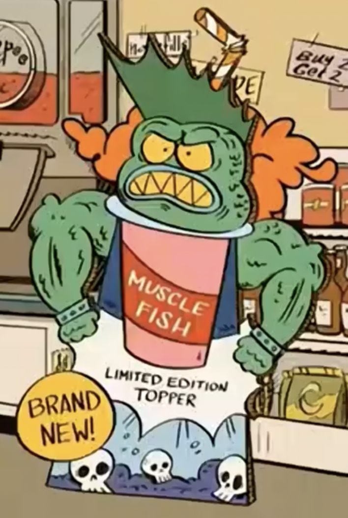 Muscle fish promotion by Coverguy100 on DeviantArt