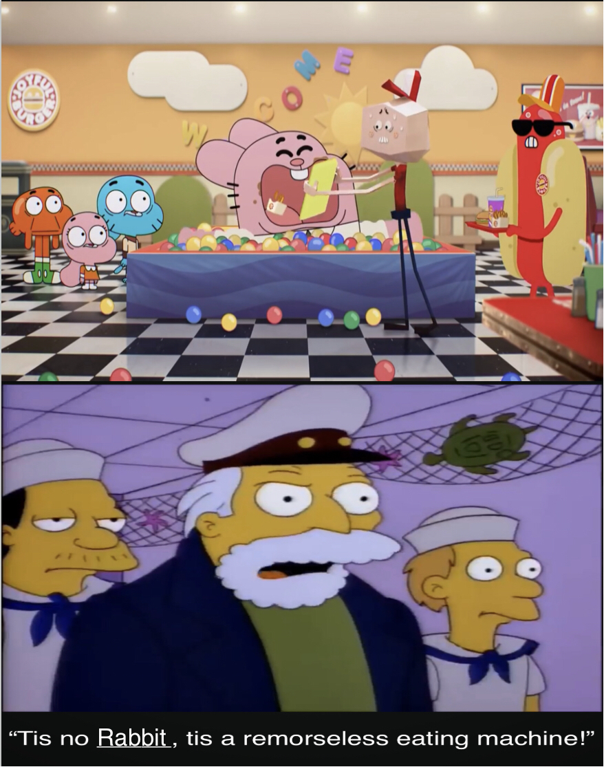 Richard Watterson Deviantart Richard watterson eats a lot by Coverguy100 on DeviantArt