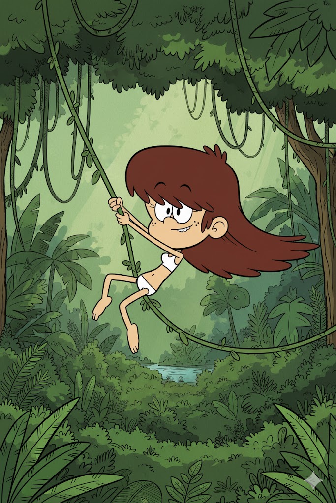 Lsj Cartoon LJ of the jungle by Coverguy100 on DeviantArt