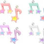 Music Note Accessories Set