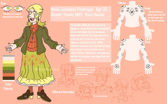 Constance Pendragon ( Character BIO )